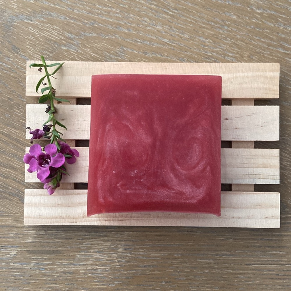 VANILLA&COCONUT Glycerin Bar Soap/ Mountain Mom Soap Co/ 4.5 oz / pink - Picture 7 of 9